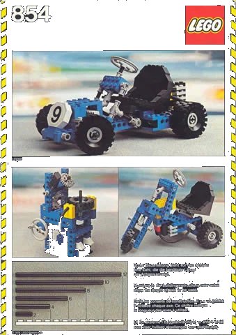 LEGO onderdeel Go-Kart (854-1)