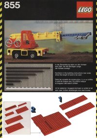 LEGO part Mobile Crane 855-1