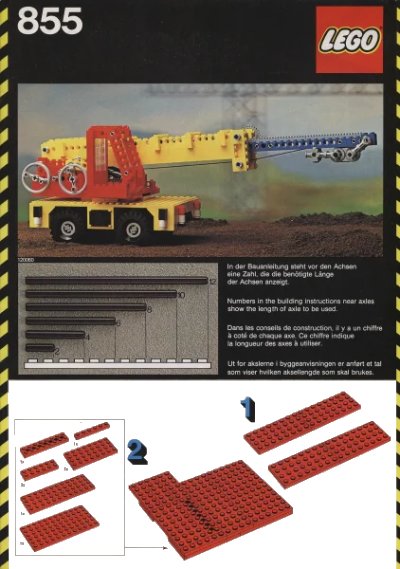 LEGO onderdeel Mobile Crane (855-1)