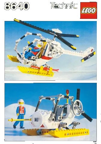 LEGO onderdeel Polar Copter (8640-1)