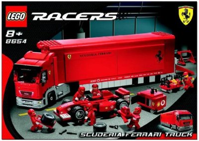 LEGO onderdeel Scuderia Ferrari Truck (8654-1)