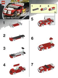 LEGO part RX-Sprinter 8655-1