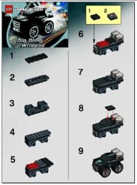 LEGO part Big Bling Wheelie 8658-1