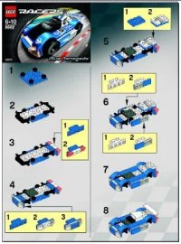 LEGO part Blue Renegade 8662-1