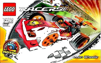 LEGO part Action Wheelie (8667-1)