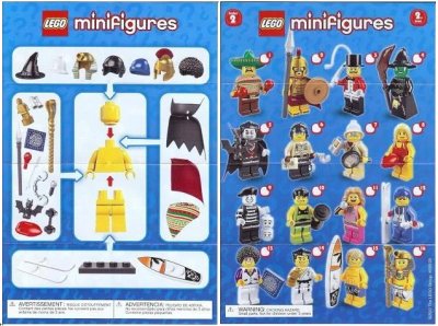 LEGO onderdeel Minifigure, Series 2 (Complete Random Set of 1 Minifigure) (8684-1)