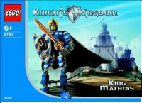 LEGO part King Mathias (Series 1) Limited Edition with Map and Cape, European 8790-1