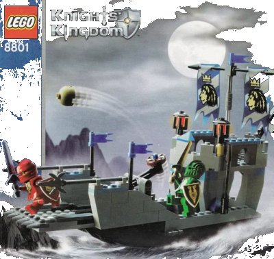 LEGO onderdeel Knights' Attack Barge (8801-1)