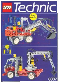 LEGO part Pneumatic Excavator 8837-1