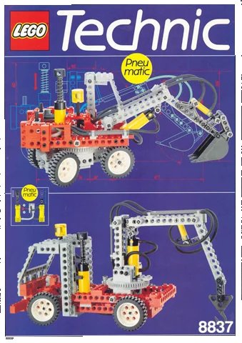 LEGO onderdeel Pneumatic Excavator (8837-1)