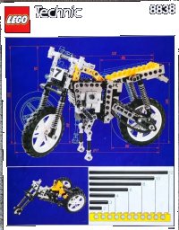 LEGO part Shock Cycle 8838-1