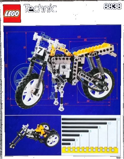 LEGO onderdeel Shock Cycle (8838-1)