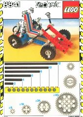 LEGO part Dune Buggy / Desert Racer 8841-1