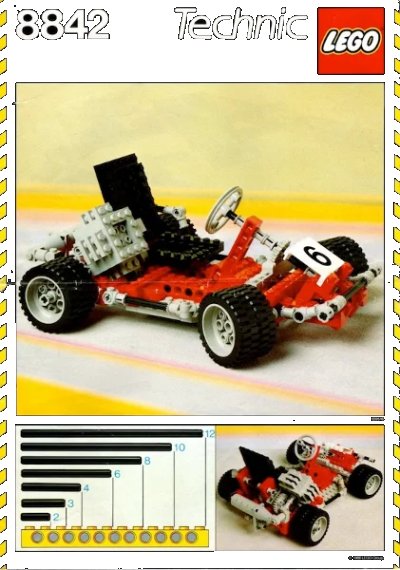LEGO onderdeel Go-Kart (8842-1)