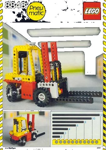 LEGO onderdeel Fork-Lift Truck (8843-1)