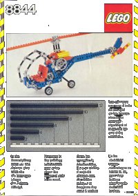 LEGO part Helicopter 8844-1