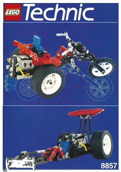 LEGO onderdeel Street Chopper (8857-1)