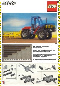 LEGO part Tractor 8859-1