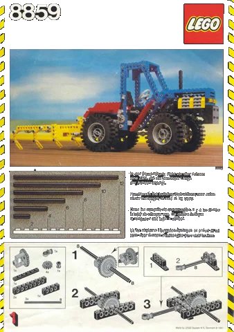 LEGO onderdeel Tractor (8859-1)