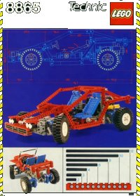 LEGO onderdeel Test Car 8865-1