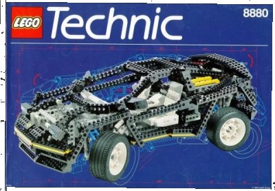 LEGO onderdeel Super Car (8880-1)