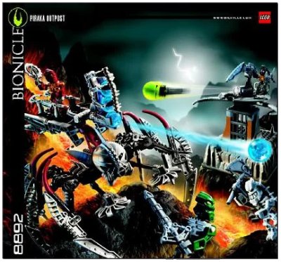 LEGO onderdeel Piraka Outpost (8892-1)
