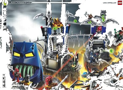 LEGO onderdeel Piraka Stronghold (8894-1)