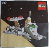 LEGO part Two-Man Scooter 891-1