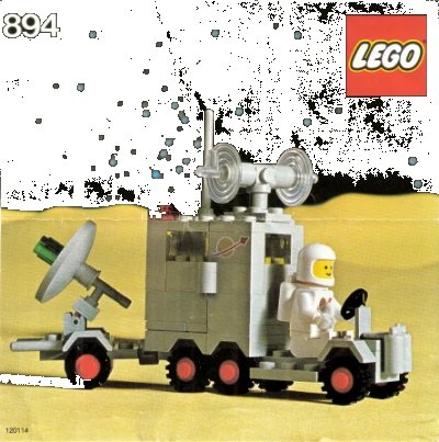 LEGO onderdeel Mobile Ground Tracking Station (894-1)