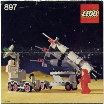 LEGO onderdeel Mobile Rocket Launcher (897-1)