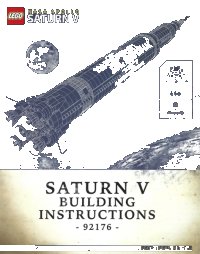 LEGO part NASA Apollo Saturn V {Reissue} 92176-1