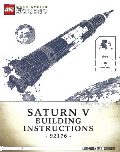 LEGO onderdeel NASA Apollo Saturn V {Reissue} (92176-1)