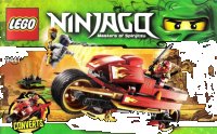 LEGO part Kai's Blade Cycle 9441-1