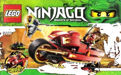 LEGO onderdeel Kai's Blade Cycle (9441-1)
