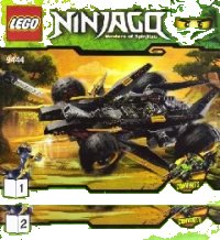 LEGO part Cole's Tread Assault 9444-1