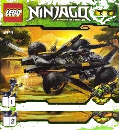 LEGO onderdeel Cole's Tread Assault (9444-1)