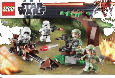 LEGO onderdeel Endor Rebel Trooper & Imperial Trooper Battle Pack (9489-1)