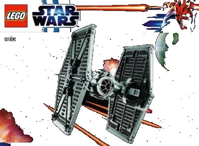 LEGO onderdeel TIE Fighter (9492-1)
