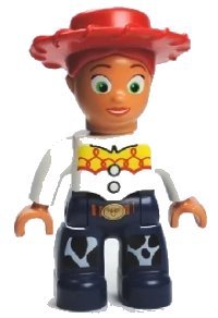 LEGO onderdeel Duplo Figure Lego Ville, Female, Jessie (4580319) 47394pb129