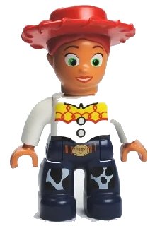 LEGO onderdeel Duplo Figure Lego Ville, Female, Jessie (4580319) (47394pb129)