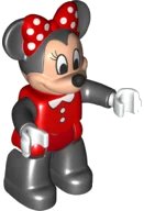 LEGO onderdeel Duplo Figure Lego Ville, Minnie Mouse, Red Swimsuit (6220924 / 6269052) (47394pb258)