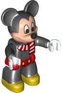 LEGO part Duplo Figure Lego Ville, Mickey Mouse, Red Pants and Scarf (6263148 / 6269879) 47394pb278