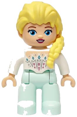 LEGO onderdeel Duplo Figure Lego Ville, Disney Princess, Elsa, Light Aqua Legs (6482733) (47394pb356)