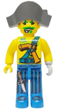 LEGO part Pirates - Captain Kragg 4j015