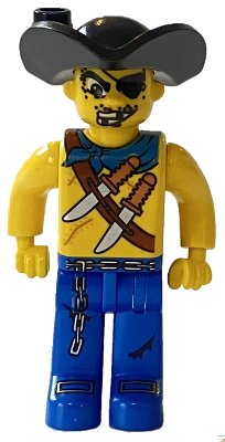 LEGO onderdeel Pirates - Drake Dagger (4j016)