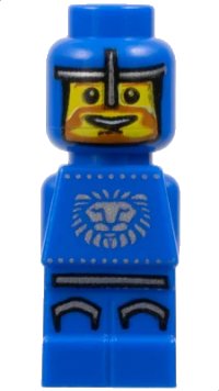 LEGO onderdeel Microfigure Lava Dragon Knight Blue (4556006) 85863pb001
