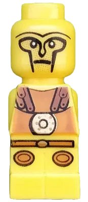 LEGO onderdeel Microfigure Minotaurus Gladiator Yellow (4560456 / 6022355) (85863pb016)