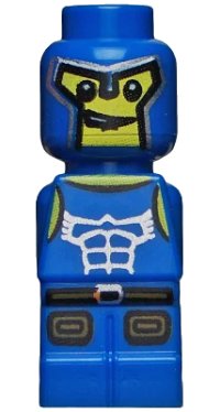 LEGO part Microfigure Minotaurus Gladiator Blue (4560455 / 6023422) 85863pb018