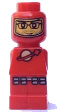 LEGO part Microfigure Meteor Strike Astronaut Red (4594199) 85863pb043