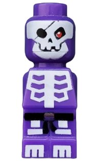LEGO part Microfigure Ninjago Skeleton Dark Purple (4615583 / 6023504) 85863pb052